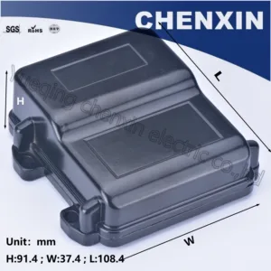 5 шт. 24 штифты ECU PCB алюминиевый корпус чехол с одним отверстием Оригинальный автоматический разъем (черный) 24P