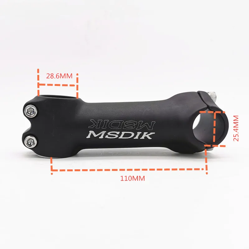 Вынос руля для горного велосипеда алюминиевый сплав 25 4*110 мм черный | Спорт и