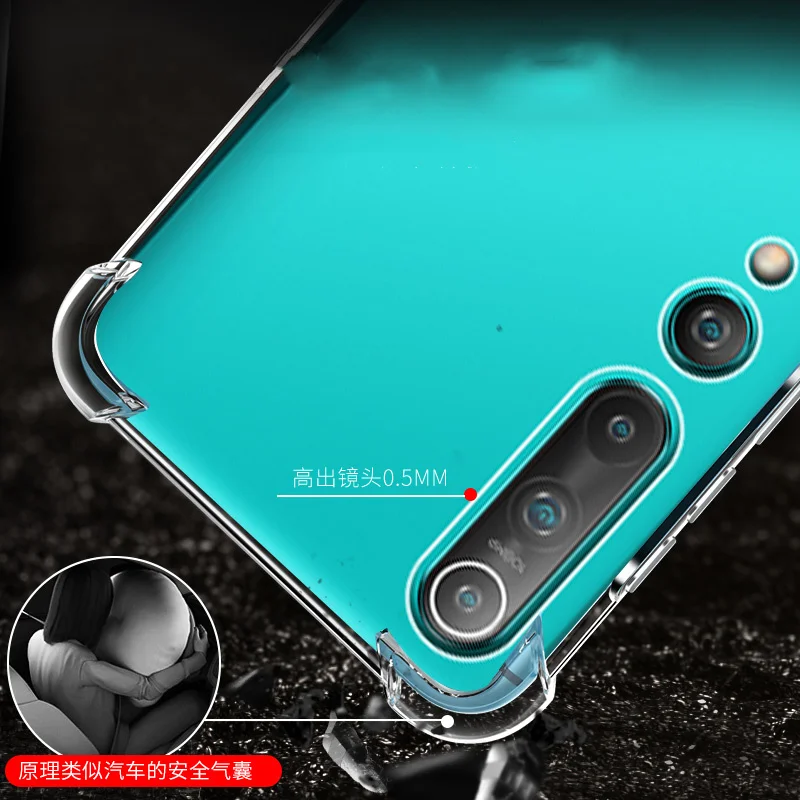 KISSCASE противоударный чехол для телефона Xiaomi Mi 10 K20 прозрачные силиконовые чехлы 9T