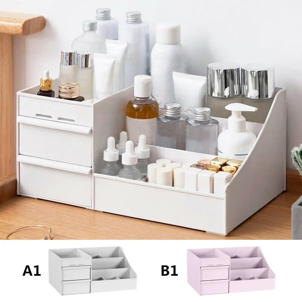 

Large Capacity Cosmetic Storage Box Jewelry Lipstick Storage Box Makeup Holder Organizer Display Stand Cosmetic Container