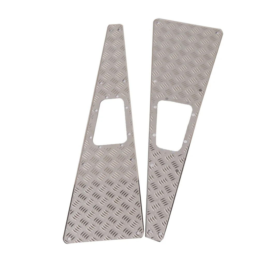2PCS Anti-slip Motor Intake Grille Sheet Checkered Plate Metal Cover Rc Auto Parts For Traxxas TRX4 | Игрушки и хобби
