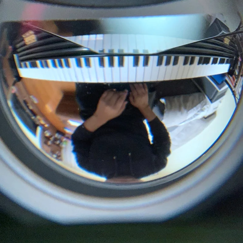 

Piano Lesson Sparring Full Key Fisheye Lens Universal Large Angle for iPad Phone Home Teaching Tools