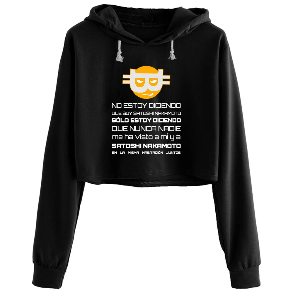 

Nakamoto Español Crop Hoodies Women Aesthetic Kpop Korean Y2k Pullover For Girls