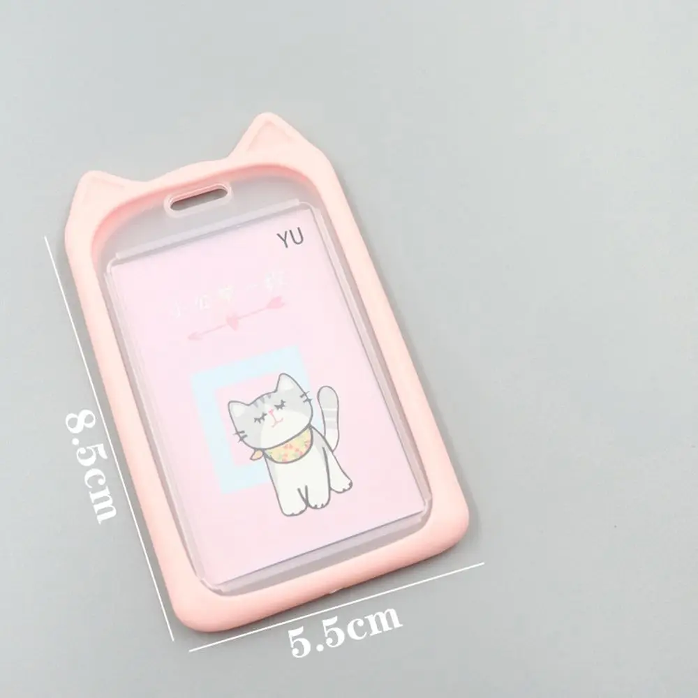1PC Kids Gift Cartoon Cat Identity Bank Card Holder Credit Cover Case Bus ID Sleeve | Багаж и сумки