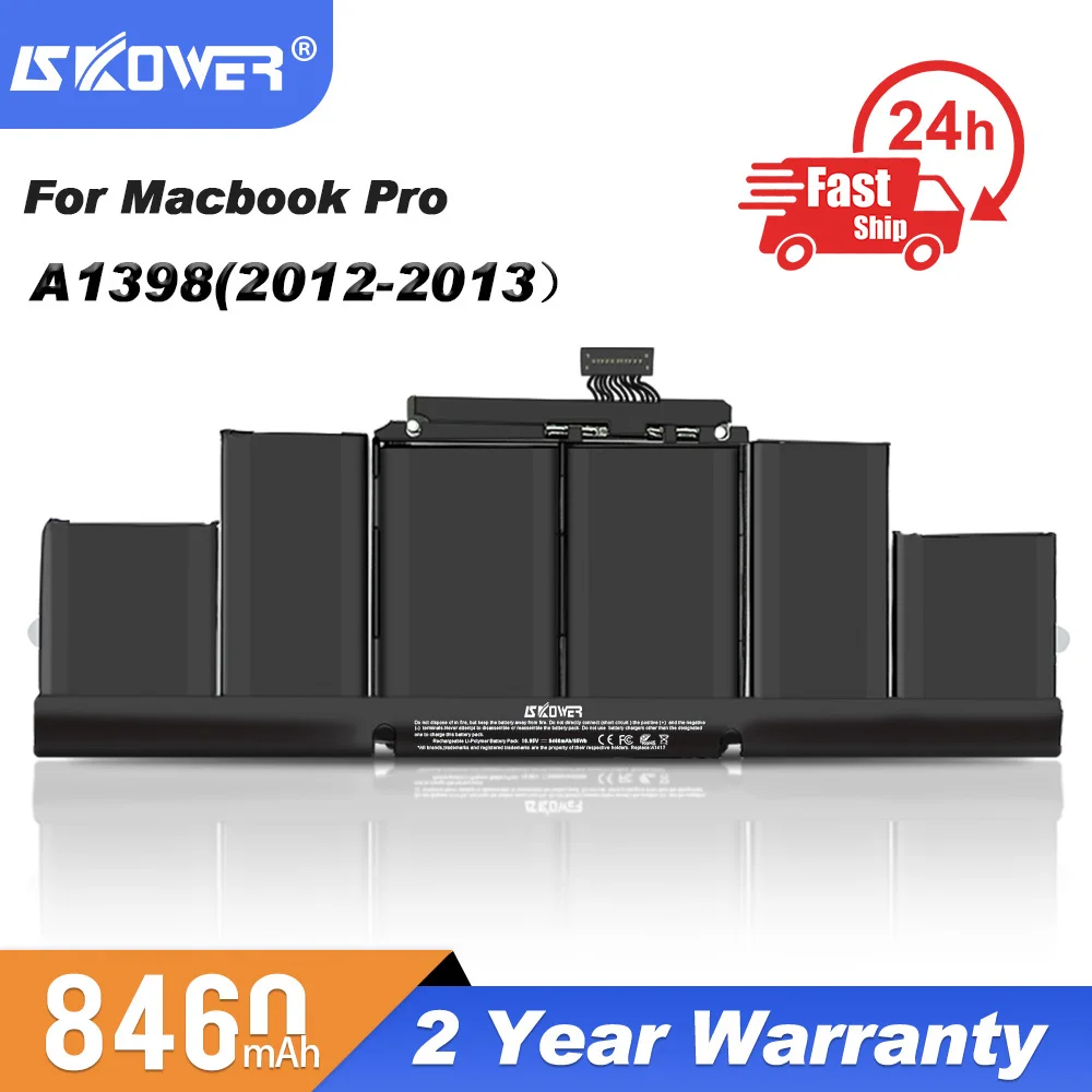 Аккумулятор A1398 для Apple MacBook Pro 15 дюймов Retina (середина 2012 начало 2013 г.) A1417 10 95 в/95 Вт/ч