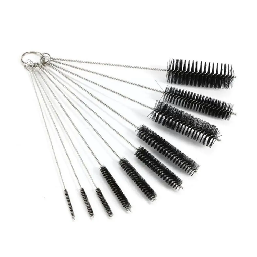 

Набор щеток для мытья кухни, комплект из 10 нейлоновых соломенных щеток для мытья посуды, B2S5