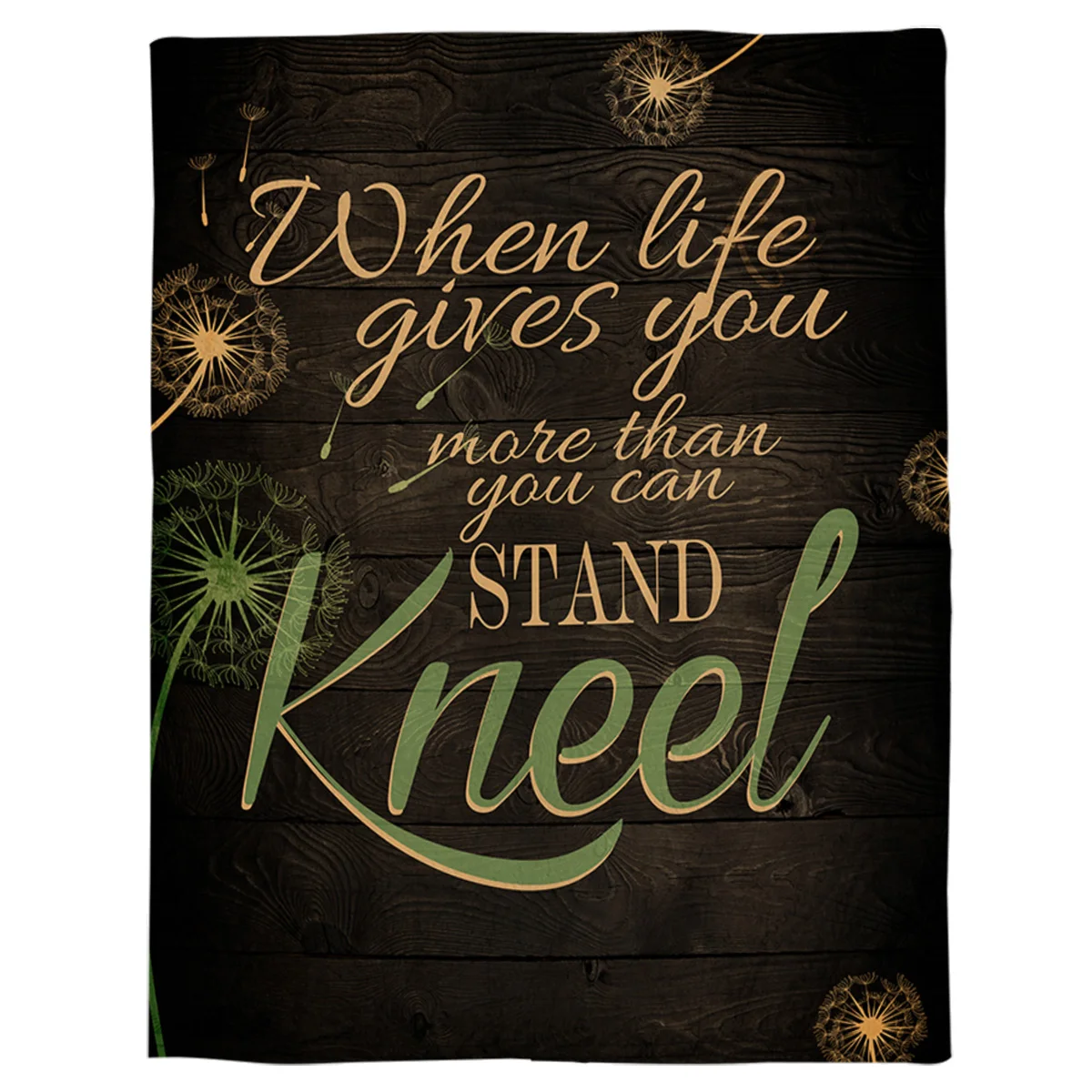 Деревянное Одуванчик черное пледы одеяло диван кровать ребенок взрослый теплое