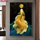 Алмазная живопись Koi для нового крыльца гостиной Вертикальная вышивка крестиком полностью Алмазная вышивка богатые рыбы китайская живопись фэн-шуй