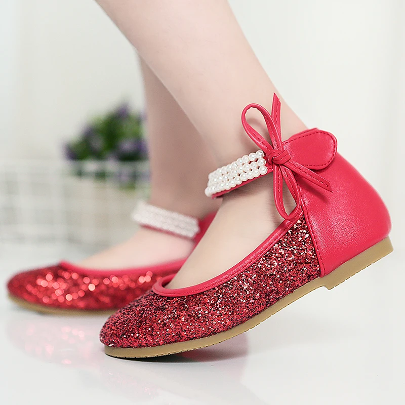 Детская обувь принцессы для маленьких девочек Повседневная из искусственной