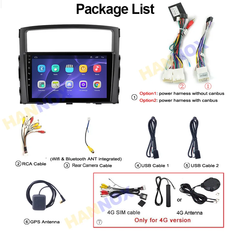 Автомобильный мультимедийный плеер 2 Din 8 ядер 4 Гб ОЗУ + 64 ПЗУ Android11 dvd GPS для Mitsubishi