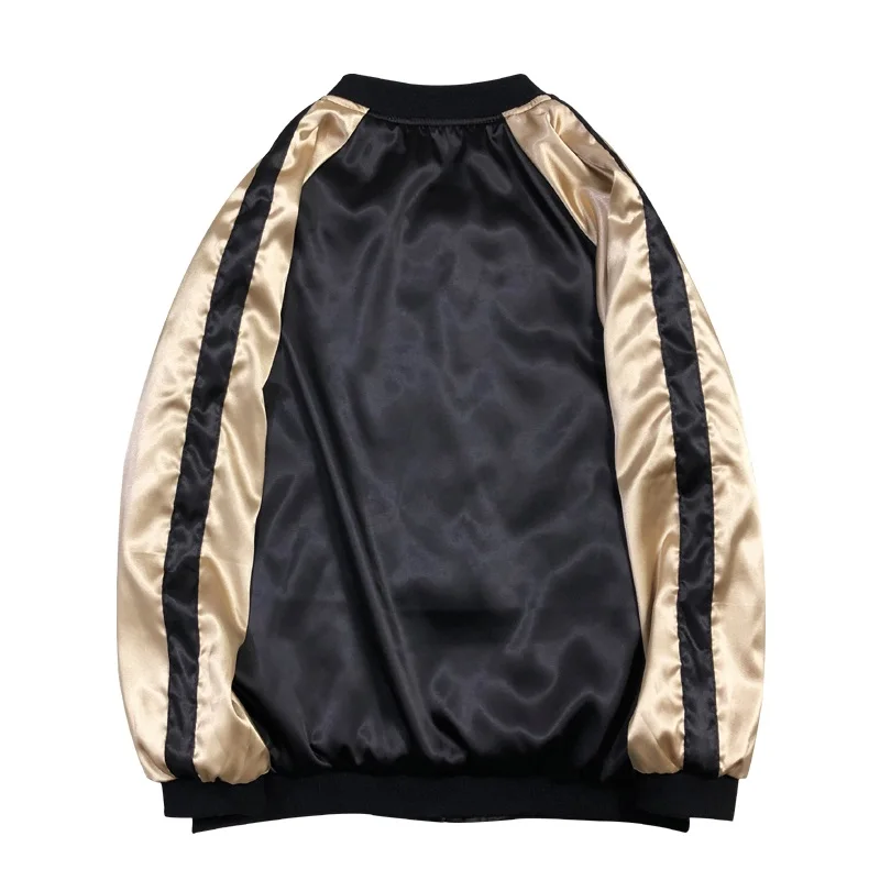 Вышивка дракона Феникса для мужчин и женщин Двойная модель атласное сувенирное