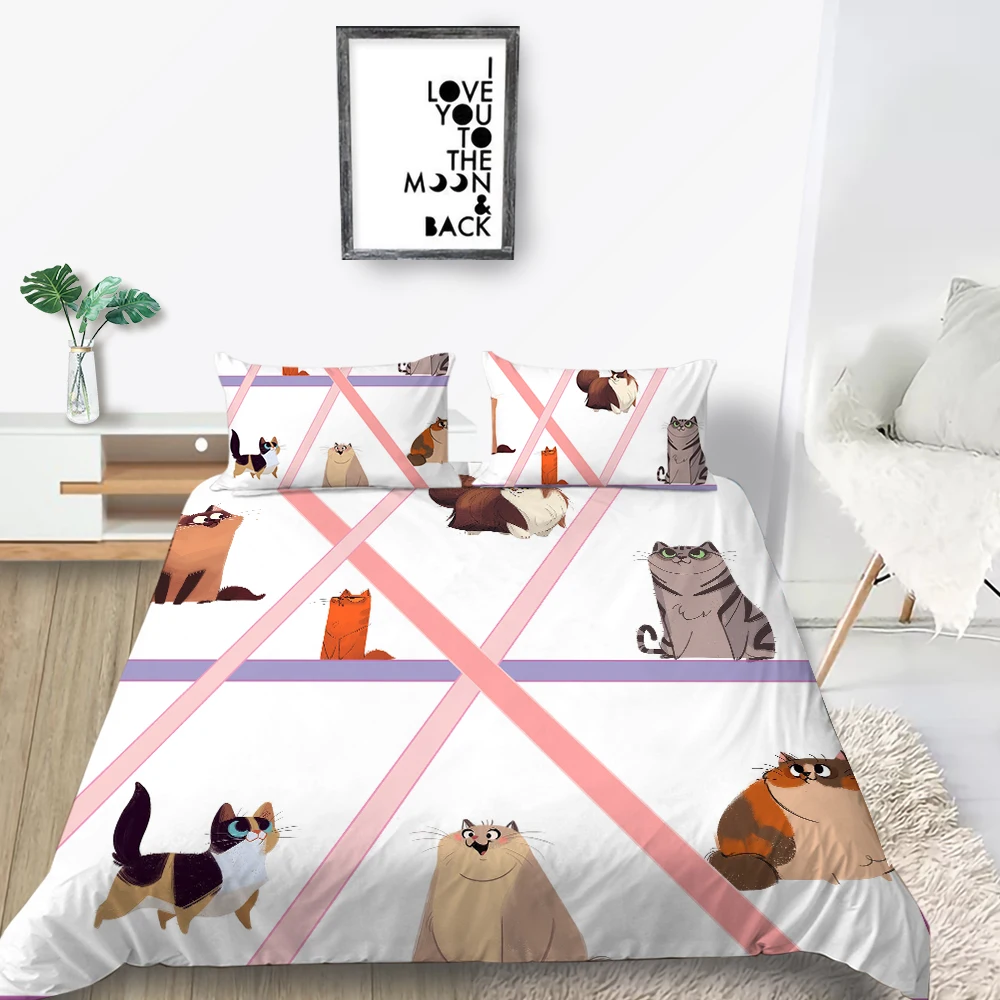 Комплект постельного белья для девочек комплект с пододеяльником и покрывалом в