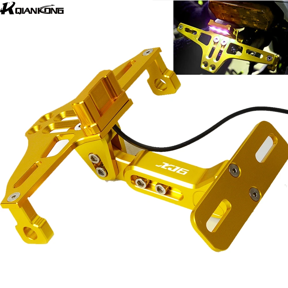 Регулируемый Кронштейн номерного знака для мотоцикла держатель рамка номерной