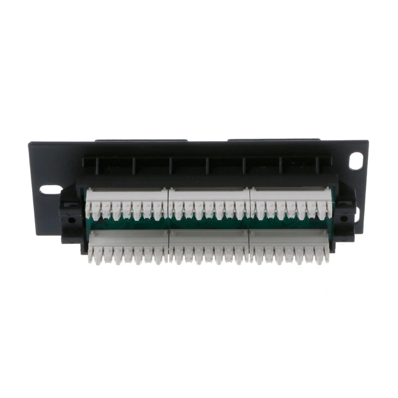 6 портов CAT5 CAT5E коммутационная панель RJ45 сетевое настенное крепление кронштейн