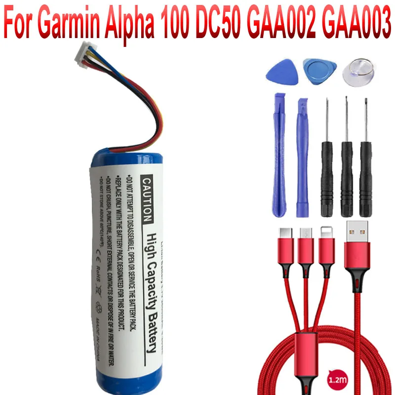 2300 мА/ч 361 00029 02 батарея для Garmin Альфа 100 DC50 GAA002 GAA003 GAA004 T5 TT10 TT15|Аккумуляторы