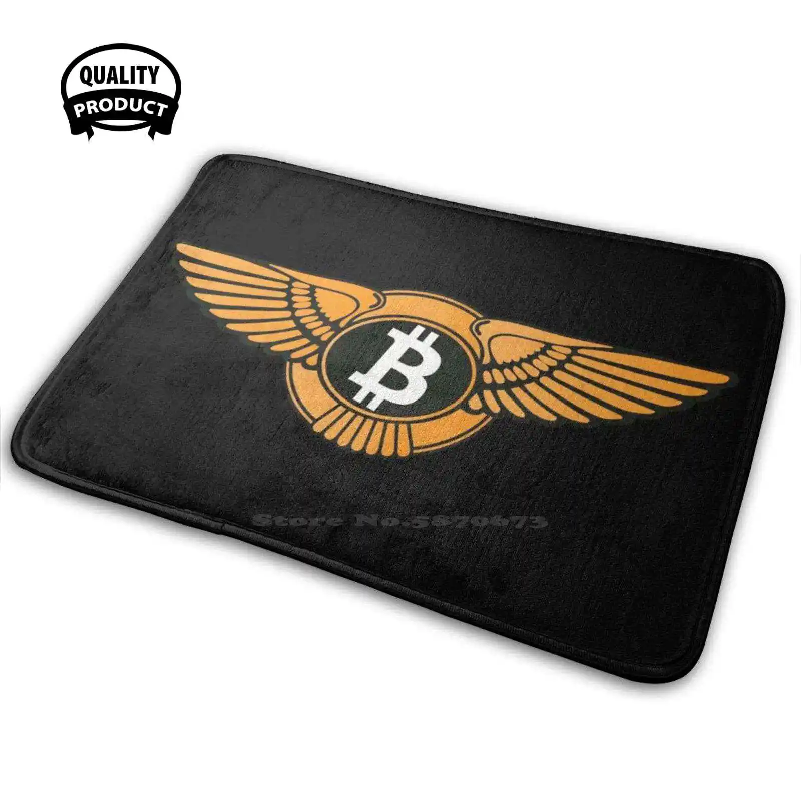 Биткоин мягкие интересные комнатные товары ковер криптовалюта Btc веселая