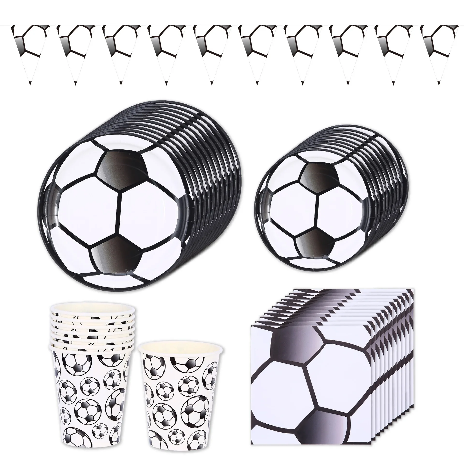 Футбольная тематическая вечеринка набор посуды бумажные стаканчики и тарелки