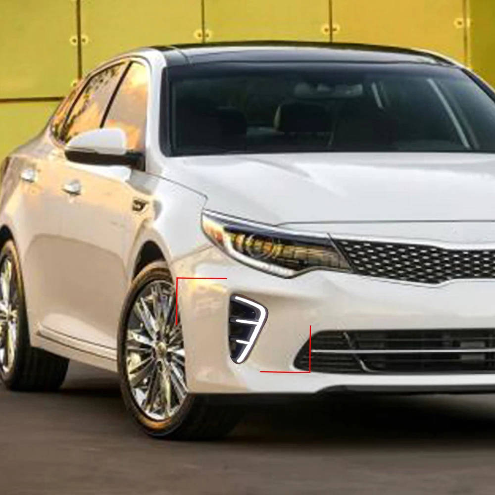 Автомобильная проблесковая 1 пара светодиодный DRL Дневной светильник