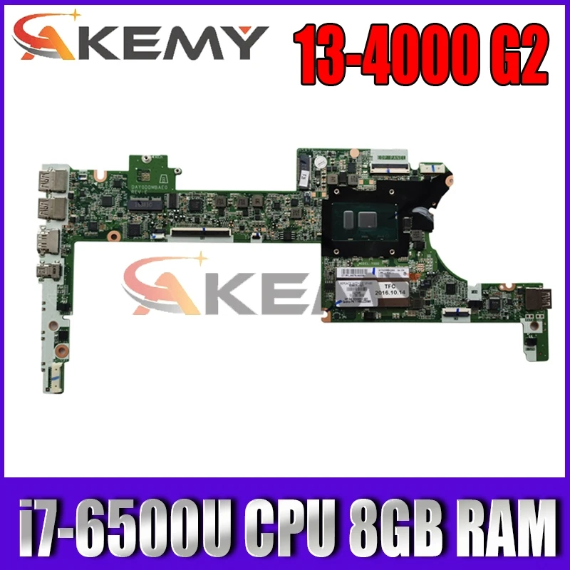 

Для HP призрак X360 13-4000 G2 Материнская плата ноутбука 828825-601 с SR2EZ i7-6500u Процессор 8 Гб Оперативная память DAY0DDMBAE0 100% тестирование Быстрая доставка