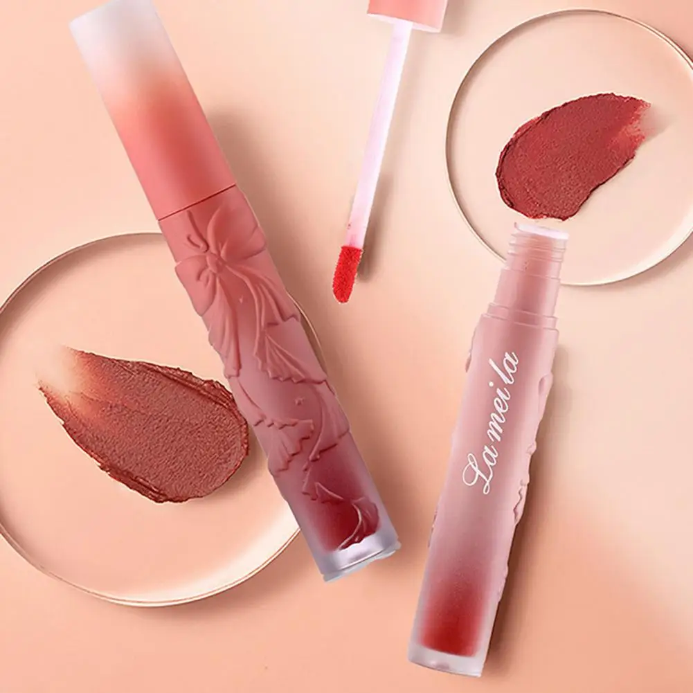 

Невысыхающий лак для губ, легкий стойкий Жидкий блеск для губ с высокой цветопередачей для школьниц