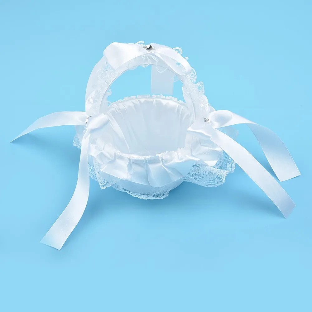 

Wedding Supplies Flower Basket Simulation Petals Festive Party Home Decor Gift Boxes Bags Flower Child Portable Flower Basket