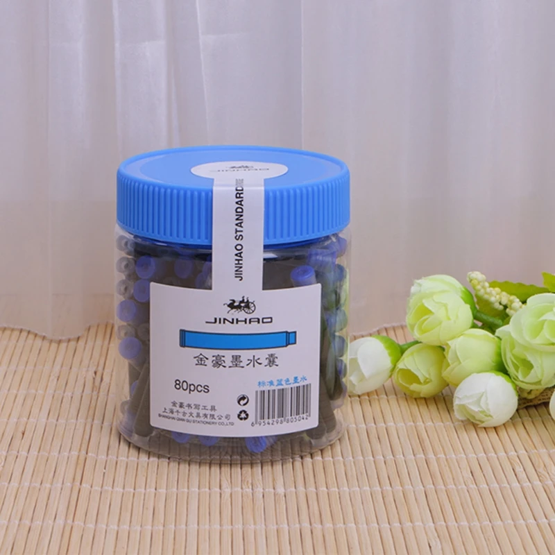 

Blue Black Ink Cartridges For Fountain Pen Refillable Bag Standard 2.6mm