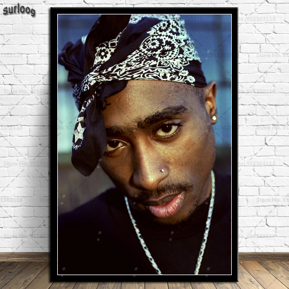 Плакаты и принты Tupac Shakur 2PAC настенные художественные картины с принтом в виде