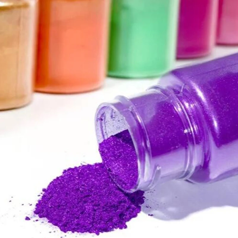 

48/56 Colors Cosmetic Grade Pearlescent Natural Mica Mineral Powder Epoxy Resin Dye Pearl Pigment DIY Jewelry Crafts Making