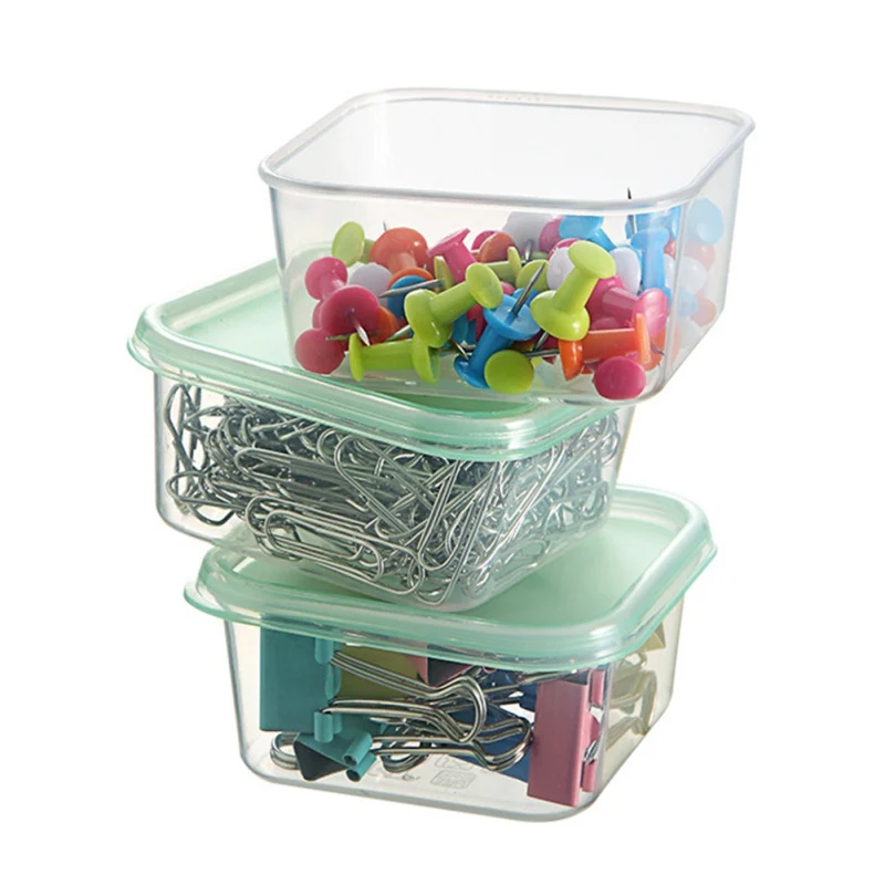 Мини герметичная коробка из полипропилена 4 шт. Портативная Домашняя маленькая