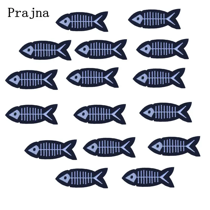 Prajna 10 шт. в стиле панк искусственная кожа патчи DIY полоски значки швейная