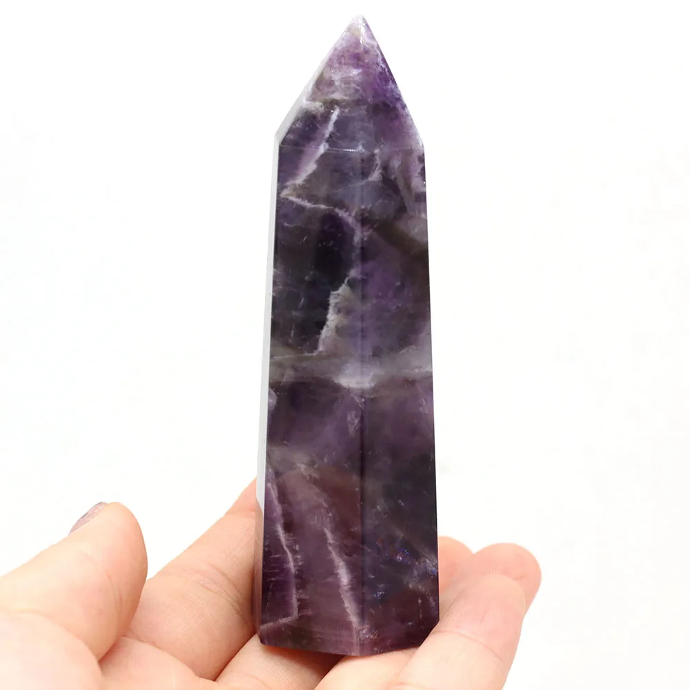 yachu Natural Stone Prismatic Creative Home Decoration For Making DIY Trendy Accessories Jewelry Gifts 30x95mm