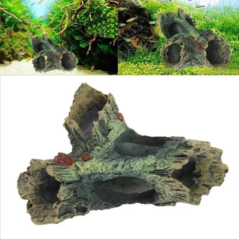 1 шт. не загрязняющие декоративные резиновые аквариумные елки Декор для