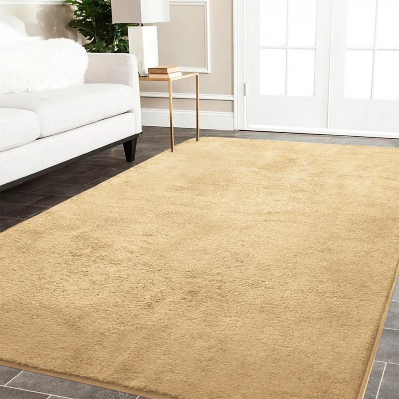 Шелковый Пушистый Ковер Bubble Kiss Современный домашний декор Длинные Плюшевые