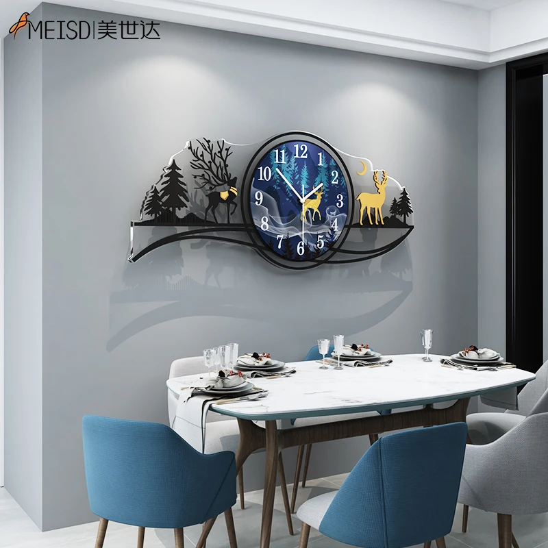 Акриловые часы настенные MEISD большого качества креативные художественные