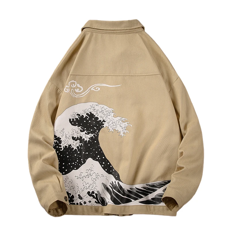 Куртка мужская хлопковая Бомбер ковбойская уличная одежда в стиле хип