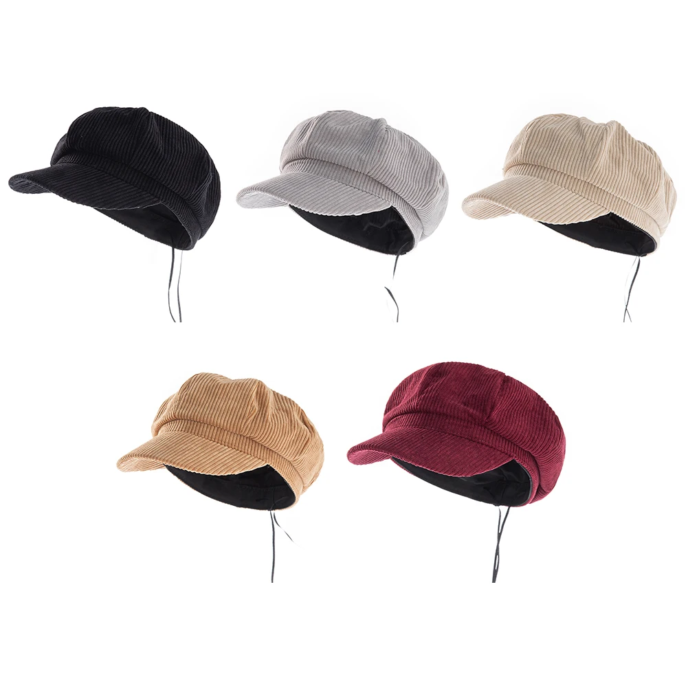 

Детский однотонный мягкий теплый берет От 1 до 4 лет с козырьком, Повседневная Вельветовая милая детская солнцезащитная Кепка от солнца, под...