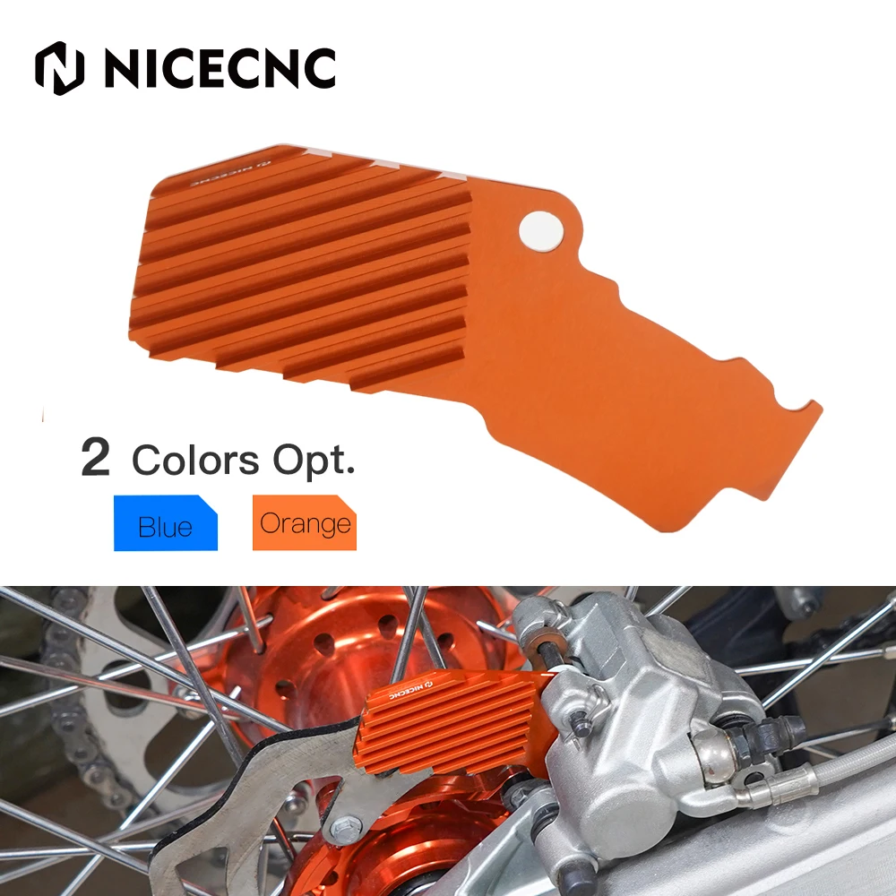 

NICECNC Rear Brake Heat Sink Caliper Cooler Protector For KTM 125-530 200 250 300 350 450 EXC EXCF XC XCF XCW SX SXF XCWF 08-23
