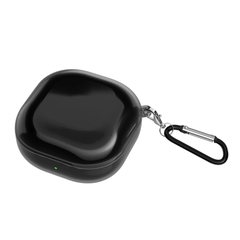 

Silicone TPU Case For -Samsung -Galaxy Buds Live Wireless Bluetooth Earphone Protective Shockproof Cover Box With Buckle