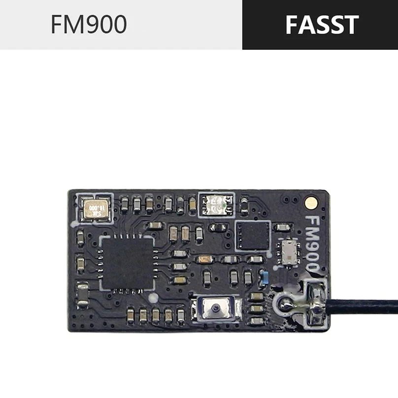 Радиоприемник FM900 2 4G FASST RSSI SBUS для Futaba T8FG T14SG T16SZ T18SZ T18MZ 3 дюймовый FPV