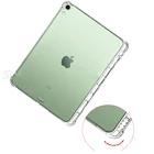 Силиконовый чехол для iPad Air 4 10,9 дюйма, прозрачный мягкий чехол с держателем для карандаша для Apple iPad Air4 10,9 A2324 A2072, задняя крышка