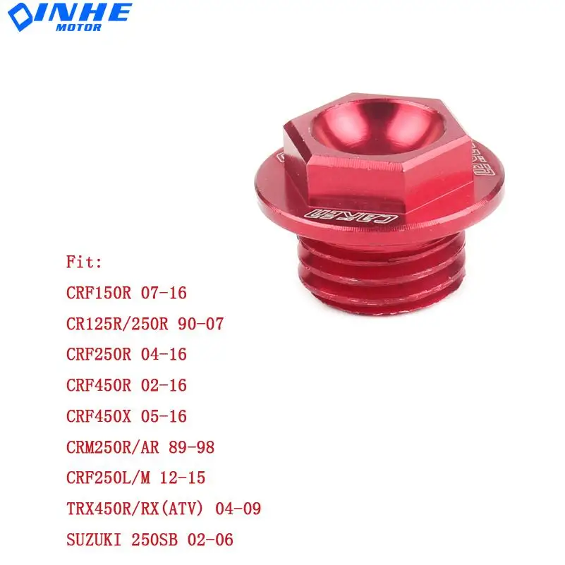 ЧПУ CRF заготовка масляного наполнителя заглушка для CR125R 250R CRF150R CRF250R CRF450R CRF450X CRM250R