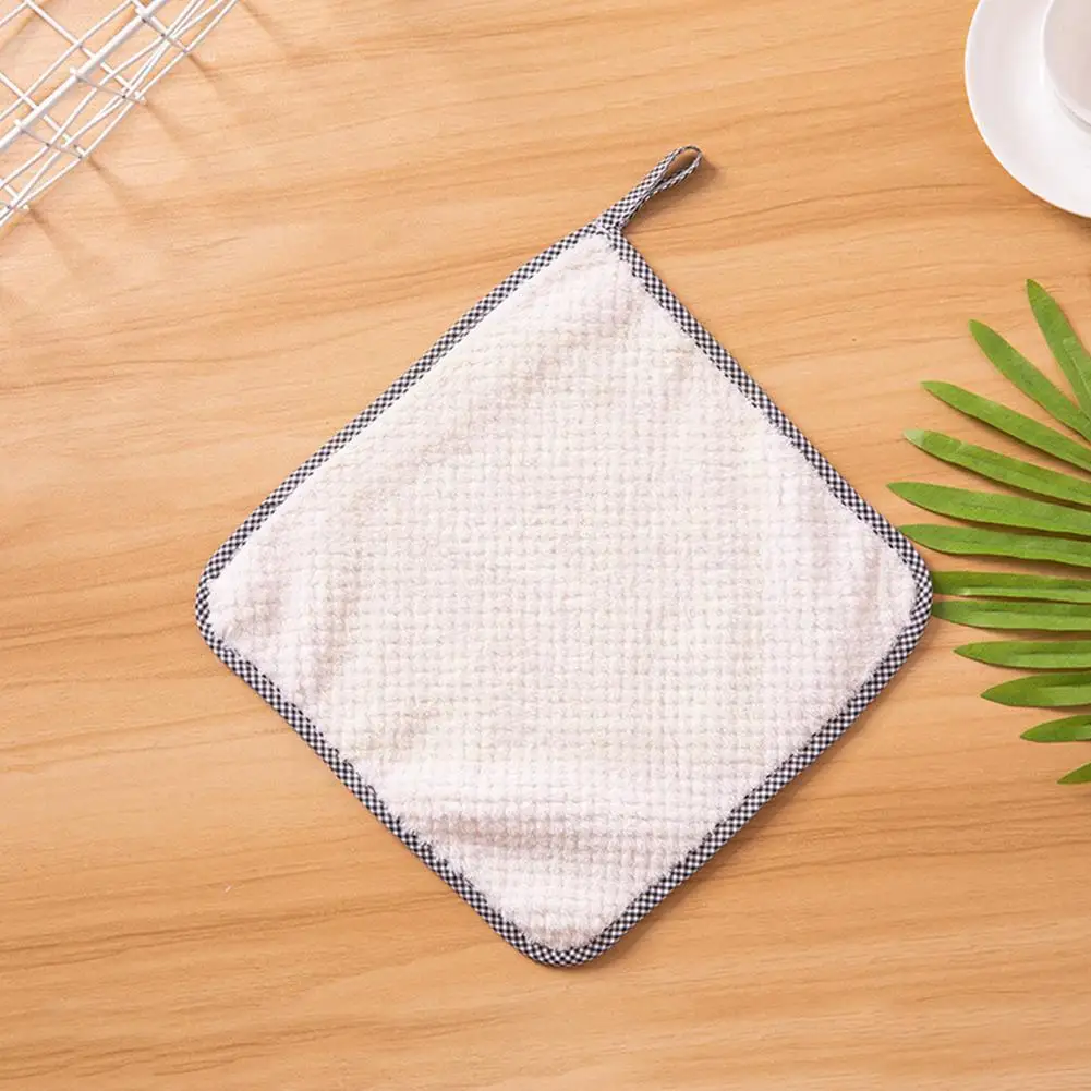 

1/5pcs Tableware Double-layer For Kitchen Cleaning Cloth Super Absorbent Microfiber Towel Car Rag Bathroom Dishcloth H2f9