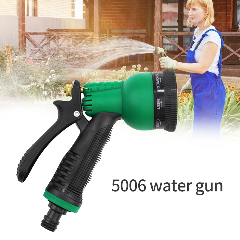 

8 с функцией распылителя-водяной шланг, пистолет с разными узорами для сада, регулируемый туман