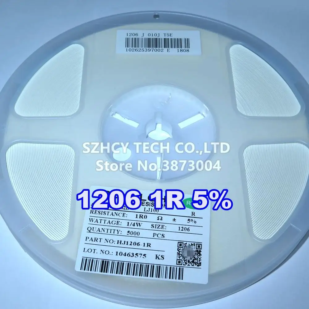 

5000 шт. 1206 1R 5% HJ1206-1R новый и оригинальными