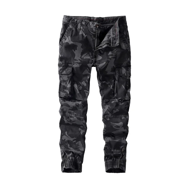 

2021 Brand Men Fashion Streetwear Casual Camouflage Jogger Pants Tactical Military Trousers Men Cargo Pants