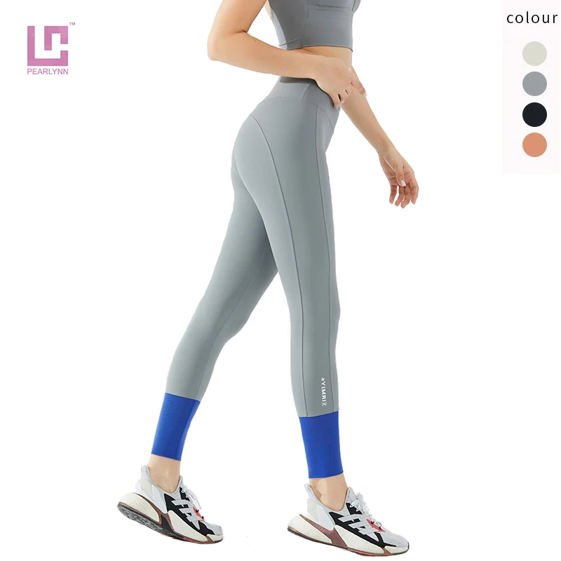 

Новинка Осень-зима 2021, штаны для йоги с высокой талией, спортивные Леггинсы без застежек, пуш-ап, цветные спортивные колготки для контроля жи...