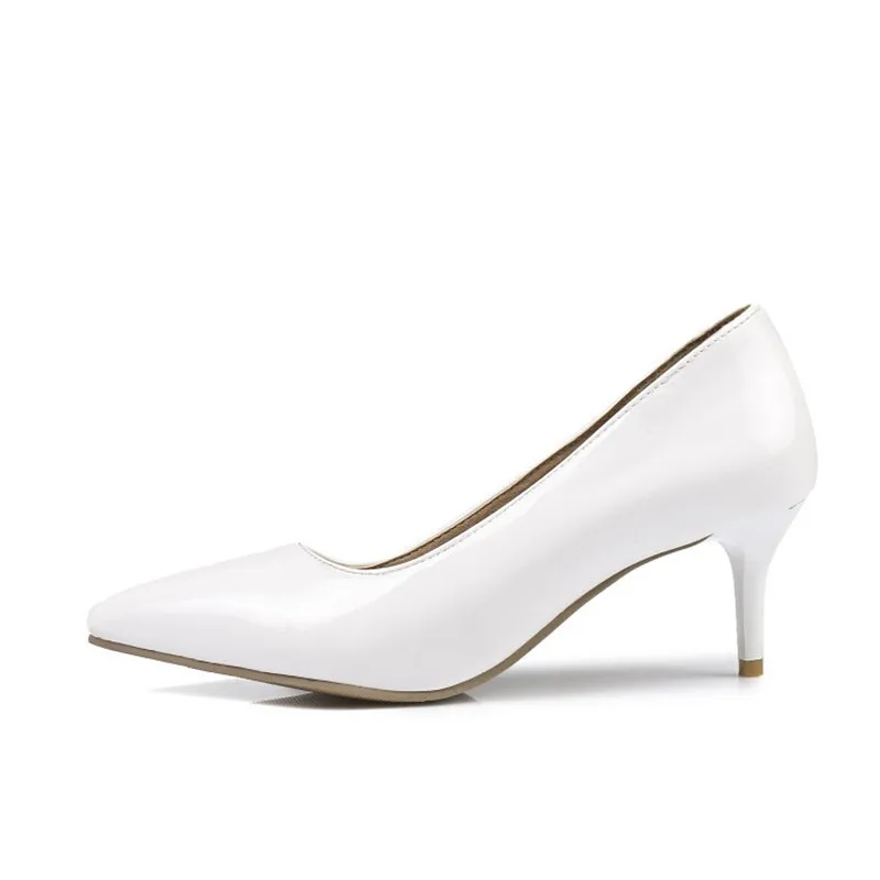 Женские туфли на высоком каблуке Zapatos Mujer Tacon Bajo Туфли-лодочки с острым носком
