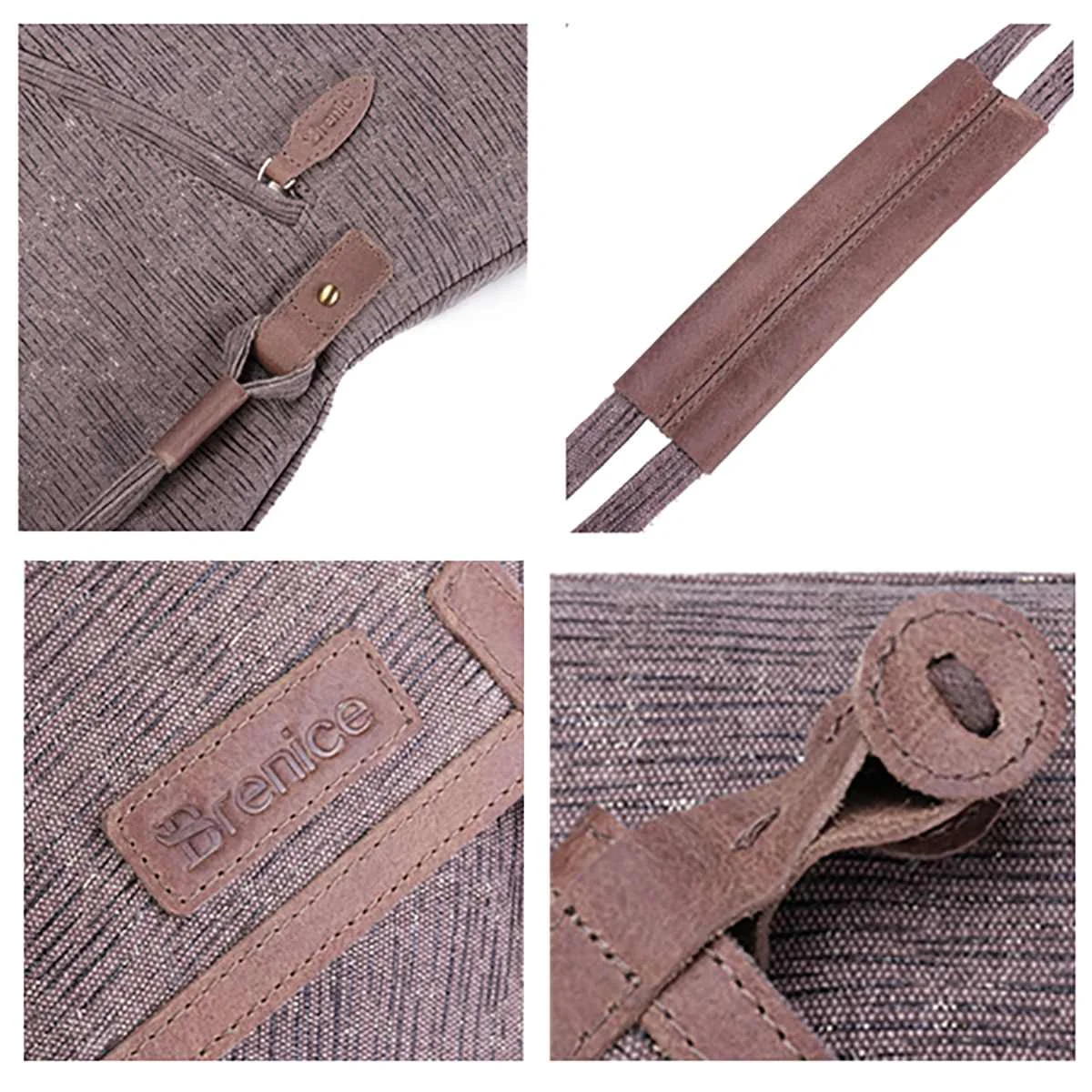 

Women's Canvas Stitching style Shoulder Bag Large Capacity Portable Wearproof Fashion Casual Crossbody Tote Girl Handbag