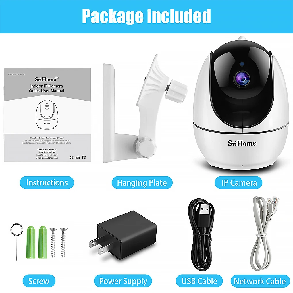 

Srihome-SH026 Wifi 1080P 2,0