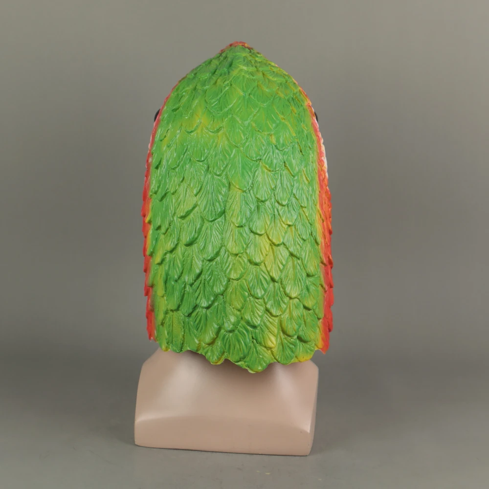 Хэллоуин голова попугая Маска Косплей животных Птица полная Маскарадная маска